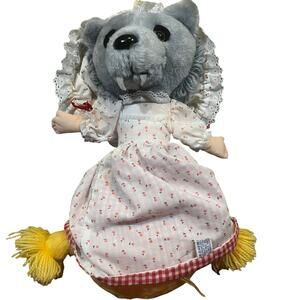 1984 Dakin Topsy Turvy Little Red Riding Hood/ Grandma/ Wolf Doll 13”